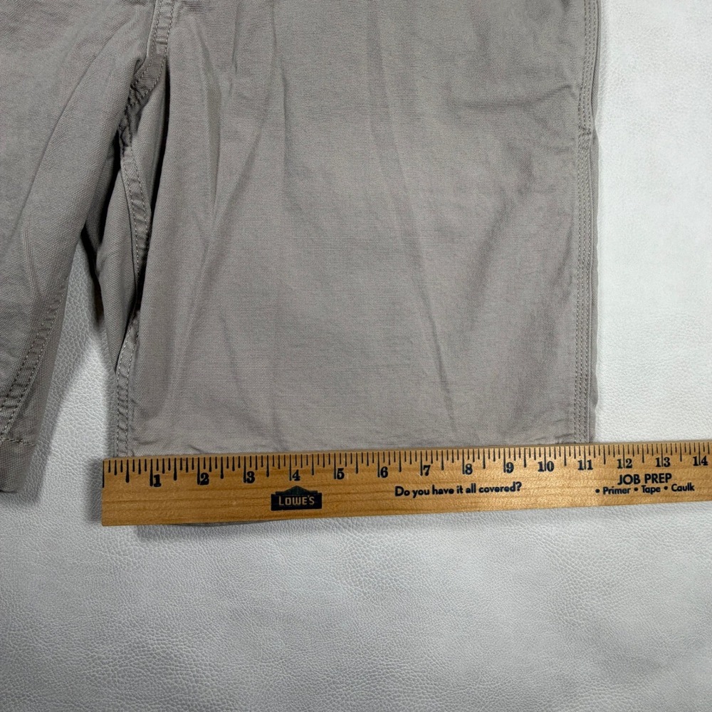Carhartt Mens BS2514-M Rugged Flex Relaxed Fit Canvas Work Shorts Tan Khaki 36 - Picture 6 of 11
